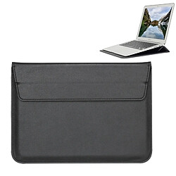 Wewoo Housse Étui noir pour ordinateur portable ultra-mince Tablette Tactile 11,6 pouces, Taille: 32.5x21.5x1cm Enveloppe universelle Style PU en cuir avec support