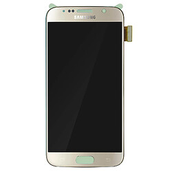 Ecran LCD Original Complet Remplacement Samsung Galaxy S6 - Doré