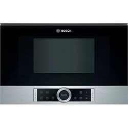 Micro-ondes solo 21l 900w encastrable inox - bfr634gs1 - BOSCH pas cher