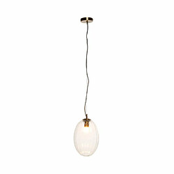 Acheter Paris Prix Lampe Suspension en Verre Virgina 36cm Transparent