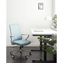 Beliani Chaise de bureau Bleu clair EXPERT