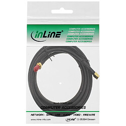 Avis WLAN Câble, InLine®, prise R-SMA sur accouplement R-SMA, 3m