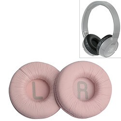 Wewoo Coussinets Mousse 2 PCS pour JBL Tune 600BTNC T500BT T450BT Housse de coussin cache-oreilles cache-oreillettes de rechange avec maille rose