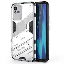 Coque en TPU anti-chocs avec béquille, argent pour votre Realme Narzo 50i