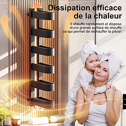 Acheter EMKE Sèche-serviettes eau chaude panneau H.30 × L.85 cm Radiateur Sèche Serviettes 340 W anthracite