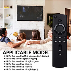 SANAG Telecommande Vocale De Rechange, Telecommande Vocale 2È Gen L5B83H Pour Fire Smart Tvs 3È Gen, Smart Tv Cube 1È Gen Et 2È Gen, Smart Tv Stick 2È Gen Et 3È Gen, Fire Smart Tv Stick 4K pas cher