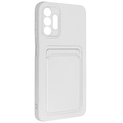 Avizar Coque pour Samsung A13 5G et A04s Porte-carte Série Pocket and Protect Blanc