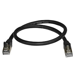 Startech 0.5M CAT6A PATCH CABLE BLACK