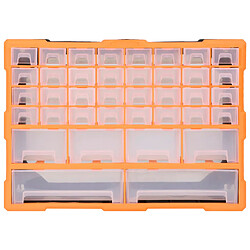 vidaXL Organisateur multi-tiroirs avec 40 tiroirs 52x16x37,5 cm