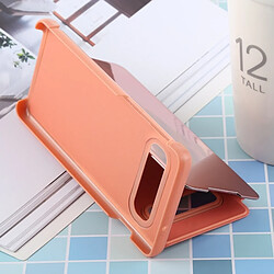 Acheter Wewoo étuis en cuir Coque Housse à rabat horizontal PU avec miroir de galvanoplastie pour Galaxy S10, support (or rose)