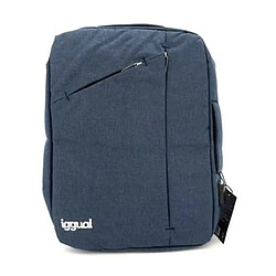 Sacoche pour Portable iggual Adaptative Work 15,6" Imperméable Anti-vol Bleu