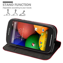 Acheter Cadorabo Coque Motorola MOTO E1 Etui en Rouge