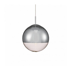 Acheter Luminaire Center Suspension Miranda Chrome poli 1 ampoule 45cm