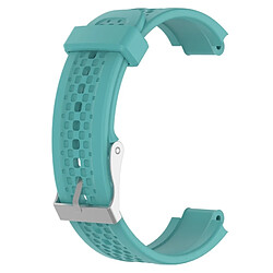 Wewoo Bracelet pour montre connectée Dragonne ajustable Garmin Forerunner 25 vert menthe