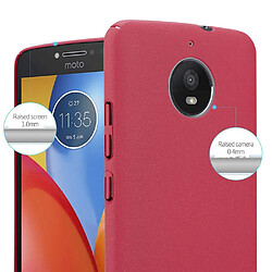 Acheter Cadorabo Coque Motorola MOTO E4 Etui en Rouge