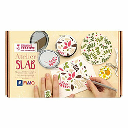 Graines Creatives Coffret pâte polymère - Décoration en technique slab