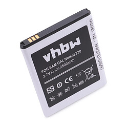 vhbw batterie compatible avec Samsung Galaxy Note GT-I9220, GT-I9228, GT-N7000, GT-N7005, SCH-I889 smartphone (2500mAh, 3,7V, Li-Ion)