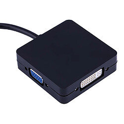 Câble audio pour MacBook Pro Câble adaptateur mini DP Mini Displayport vers HDMI DVI VGA