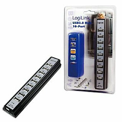 Avis LogiLink Hub USB 2.0 10 ports avec alimentation Noir