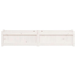 Acheter vidaXL Jardinière blanc 150x31x31 cm bois massif de pin