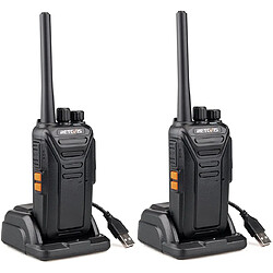 Retevis 2 talkie walkie professionnels 16 Canaux CTCSS/DCS noir