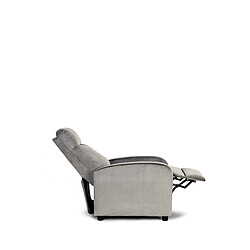 Acheter Vivaldi Fauteuil DANNY Gris Velours