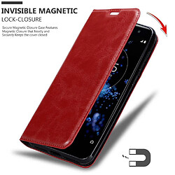 Acheter Cadorabo Coque Sony Xperia XZ2 PREMIUM Etui en Rouge