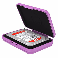 Wewoo Boîtier disque dur Violet PHX-35 3.5 pouces SATA HDD Case protéger la boîte de couverture