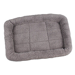 Super doux lavable pet chat chien coussin dentelle mat pad chaud l gris pas cher