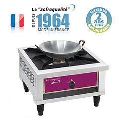 Réchaud Gaz Professionnel - Classique et Wok - 1 feu - 14000 W - Sofraca