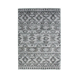 Thedecofactory VENISE - Tapis à motifs ethniques scandinaves gris 120x170