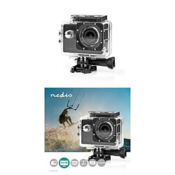 NEDIS Caméra sport 1080P FULL HD Type GOPRO 12 MPixel Support Étanche 30.0 m 90 min