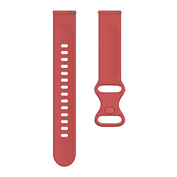 Avizar Bracelet pour Samsung Galaxy Watch Active 2 40mm Silicone Lisse Rouge