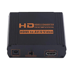 Universal Full HD 1080p HDMI vers AV convertisseur vidéo S-/CVBS/RCA de HDMI avec prise pas cher