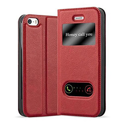 Cadorabo Coque iPhone 5 / 5S / SE 2016 Etui en Rouge