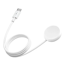 Câble magnétique original USB-C pour Google Pixel Watch Blanc 1m