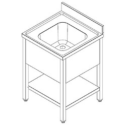 Acheter Plonge Professionnelle Inox - Avec Etagère Démontable - Gamme 700 - Combisteel