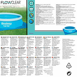 Acheter Bestway Tapis de sol de piscine Flowclear 335x335 cm