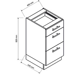 Acheter Pegane Cuisine complète Vera 7 éléments blanc brillant L 180/240 cm sans plan de travail