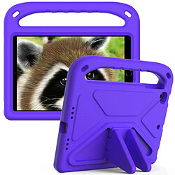 Coque en TPU antichute, anti-rayures, avec béquille violet pour votre Apple iPad mini (2019) 7.9 pouces/4/3/2/1