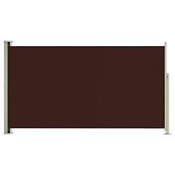 vidaXL Auvent latéral rétractable de patio 170x300 cm Marron