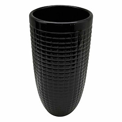 Paris Prix Vase Déco en Céramique Quadri 24cm Noir