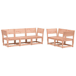 Maison Chic Salon de jardin 5 pcs | Ensemble de Table et chaises | Mobilier d'Extérieur bois massif de douglas -GKD46731