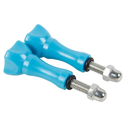 Avis Wewoo Pour GoPro HERO4 / 3 bleu + / 43134 caméras 2 PCS HR171 plastique 5.5 cm vis à tête