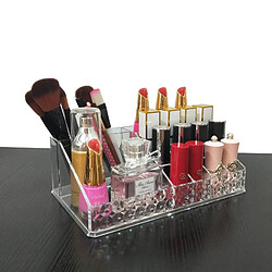 Universal 16 plaid acrylique cosmétique cosmétique pour cosmétiques conteneur rouge à lèvres rangement brosse à maquillage table vernis à ongles 