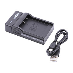 vhbw chargeur Micro USB avec câble pour appareil photo JVC BN-VG212, BN-VG212U, BN-VG212USM, GZ-V500, GZ-V500BUS, GZ-V505.