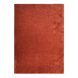 Thedecofactory SOLANCE - Tapis lumineux rouge argile 160x230 