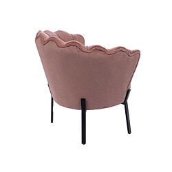 Amadeus Fauteuil rose Madeline