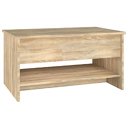 Maison Chic Table basse,Table Console Table d'appoint, Table pour salon Chêne sonoma 80x50x40 cm Bois d'ingénierie -MN91923 pas cher