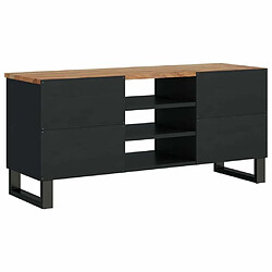 Acheter Maison Chic Meuble TV scandinave - Banc TV pour salon 100x33x46 cm bois d'acacia solide et d'ingénierie -MN69280